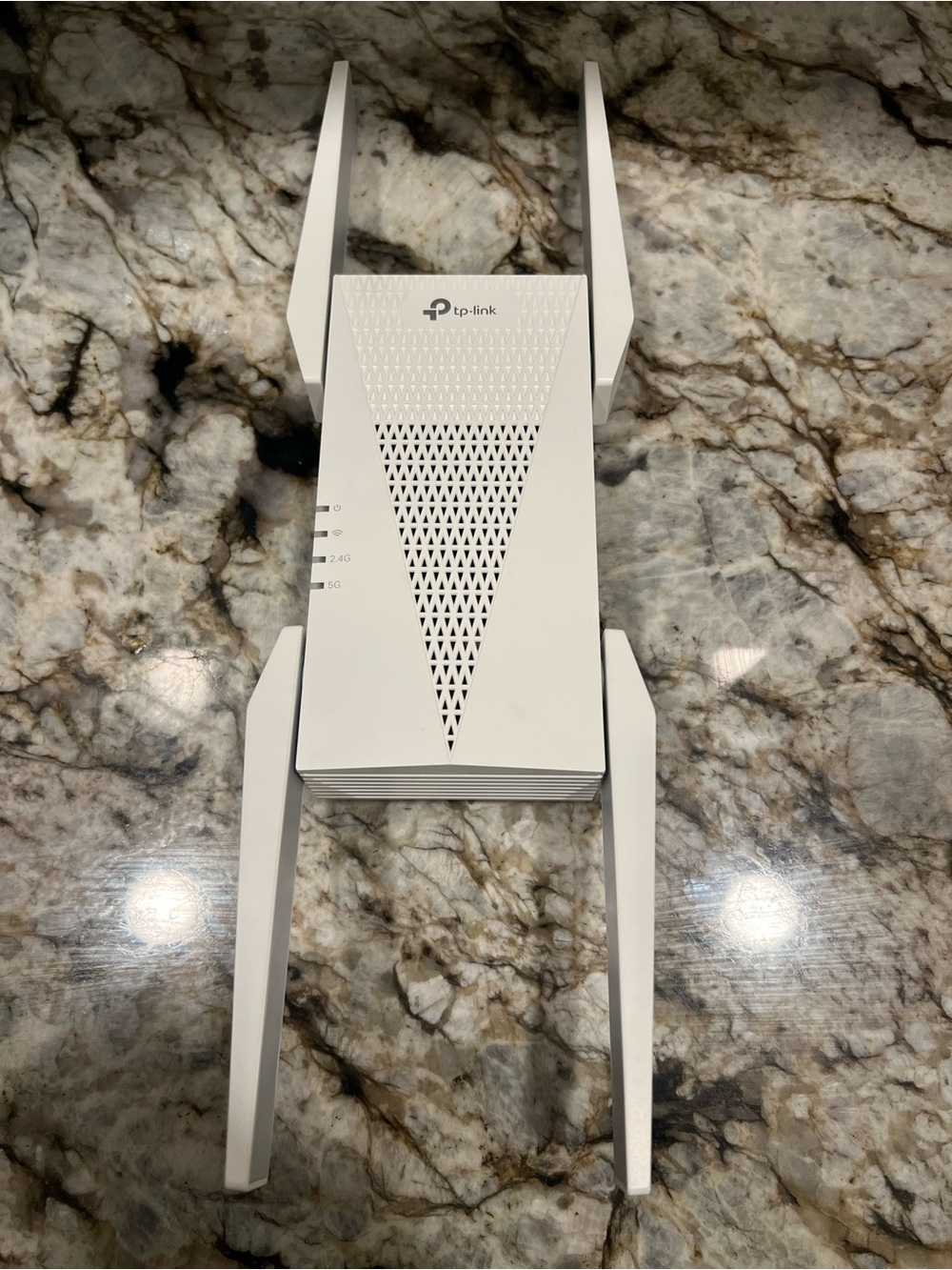 TP-Link AXE5400 Tri-Band Mesh Wi-Fi 6E Range Extender (RE815XE) - White